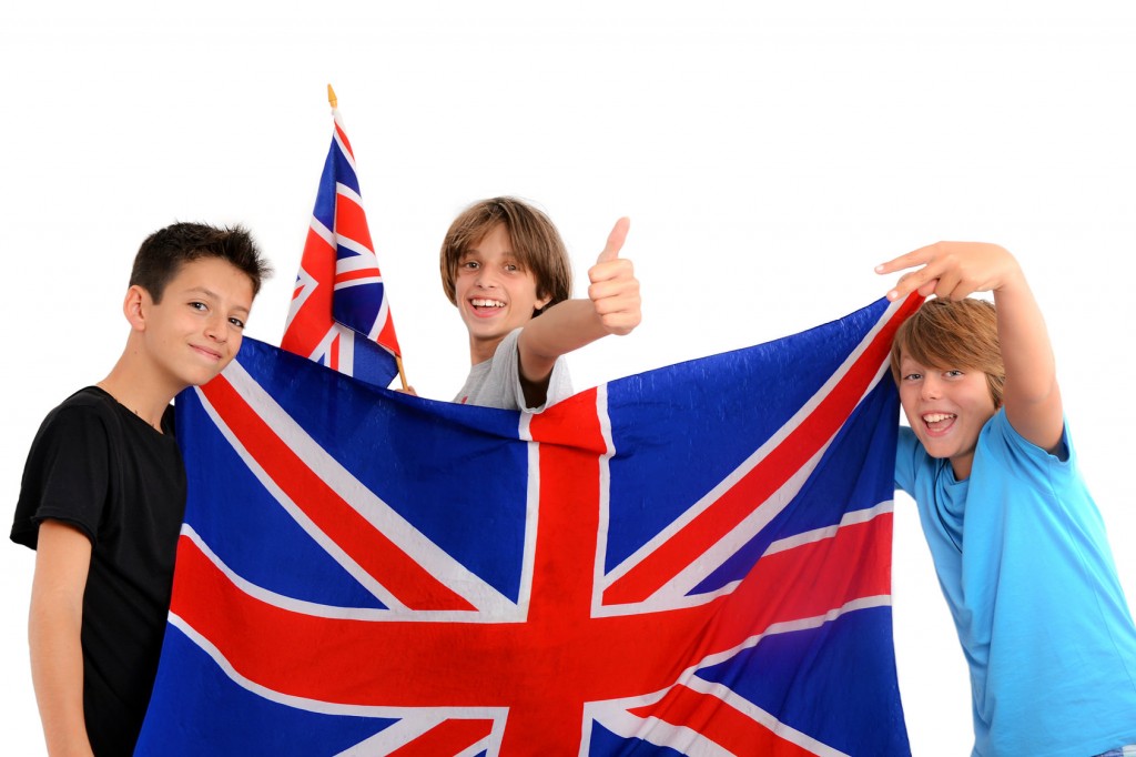 Prt pour l'anglais 02 - Enfants drapeau Union Jack